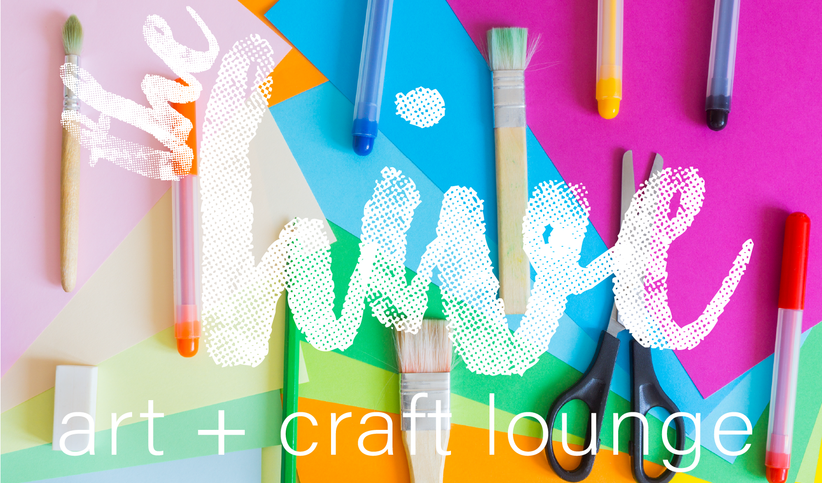 Colorful craft materials